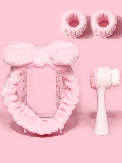 4 szt. 3D boki silikonowa dwustronna szczoteczka do czyszczenia twarzy produkt do usuwania zaskórników środek do oczyszczania porów Exfoliator zestaw pędzli do szorowania twarzy