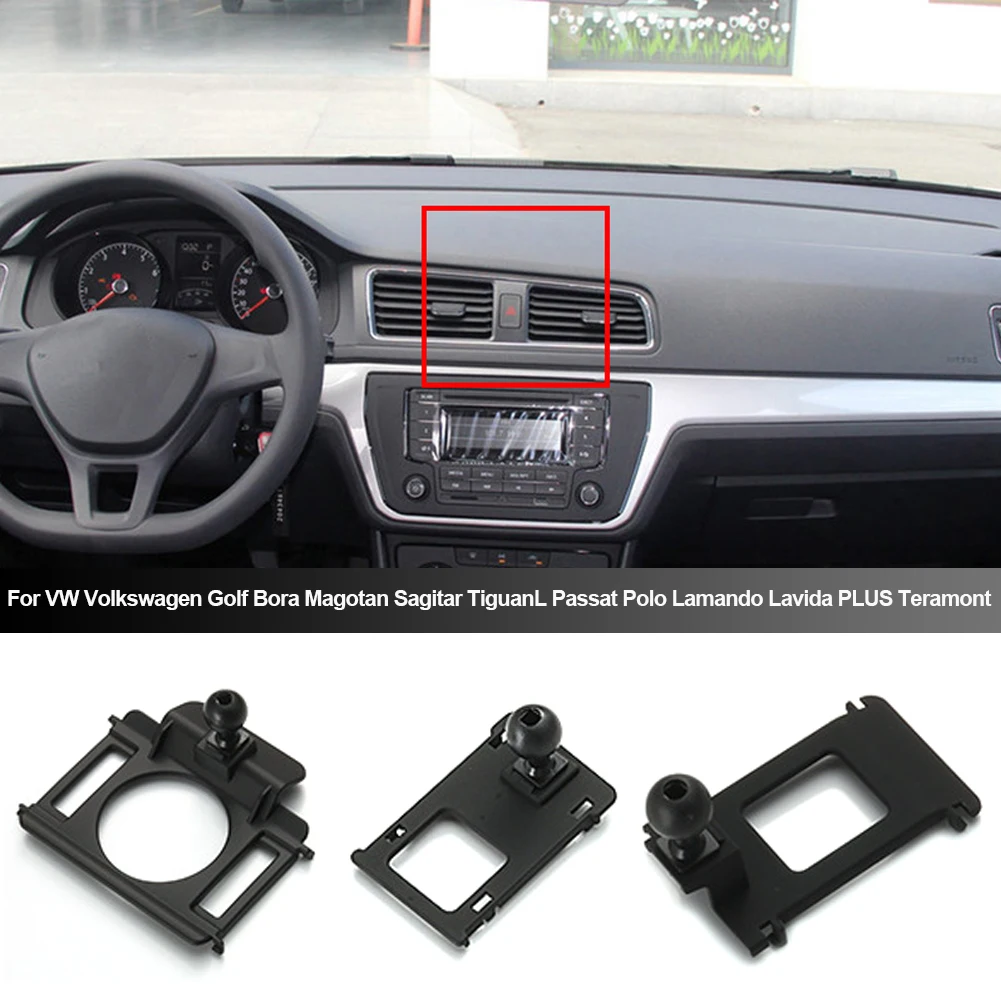 حامل جوّال بلاستيكي للسيارة مشبك حامل قاعدة خاصة ل Volkswagen VW Golf 6 7 8 POLO PLUS TCROSS Tiguan L X Passat Touran L #2