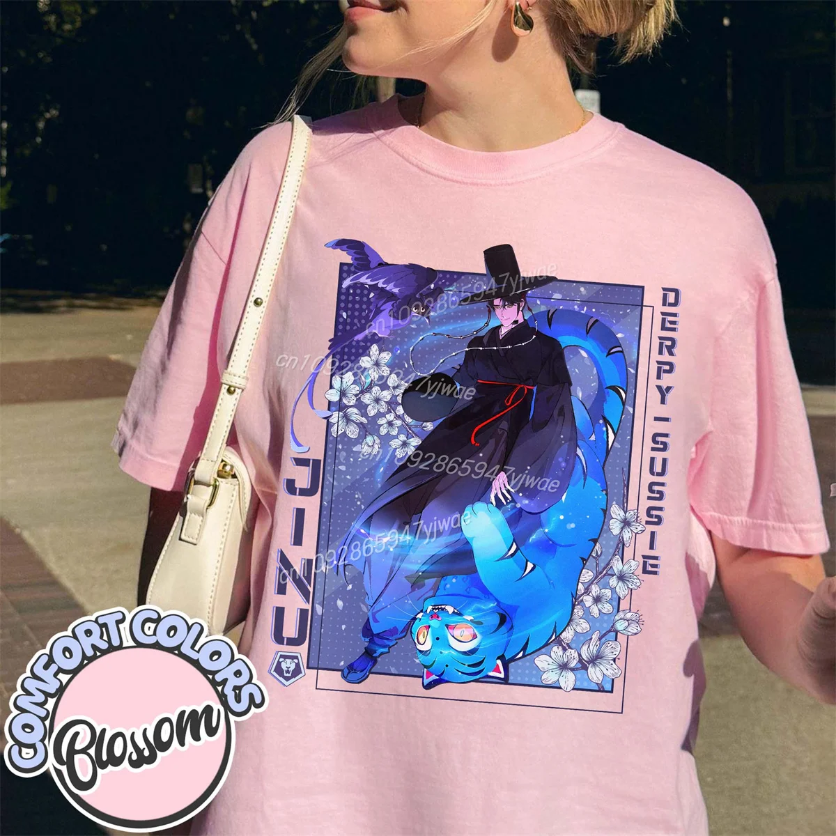 Saja Boys Kpop Devil Hunter T-shirt Jinu Derpy Sussy Shirt Halloween Korean Wave Fan Gift Women's Casual Cotton T-shirt