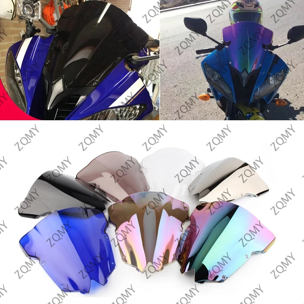 Pare-brise de moto YZF-R6 2008-2016 pour Yamaha YZF R6 600 2008 2009 2010 2011 2012 2013 2014 2015 2016