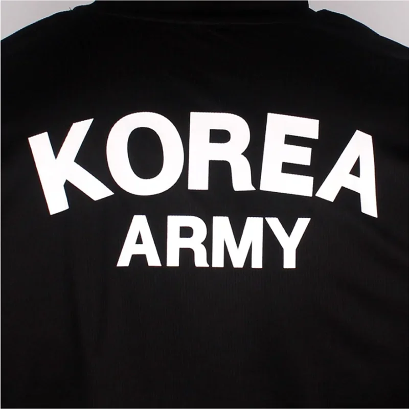 Summer R.O.K.A ARMY Outdoor Sports Work Casual Men\'s Cooling Loca Short Sleeve Cotton T-Shirt