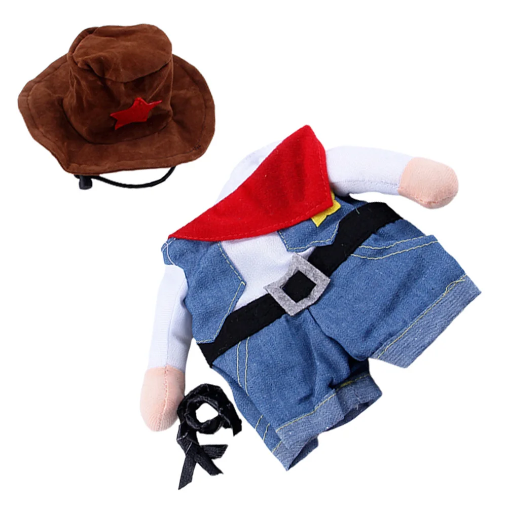 

Pet Costume Daily for Cats Cowboy Costumes Outfits Clothes Clothing Accessories