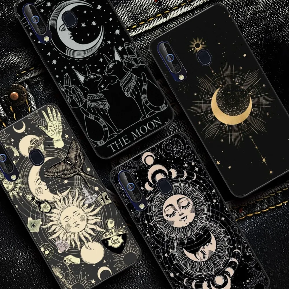 Witches Moon Tarot Mystery Phone Case For Samsung A 10 11 12 13 20 21 22 30 31 32 40 51 52 53 70 71 72 73 91 13 shell