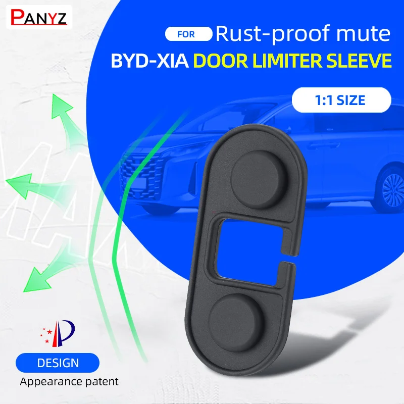 

For BYD Xia Door Limiter ABS Protection Cover Door Lock Buckle Cover Modification Model Silicone Door Arrester Pads Accessories