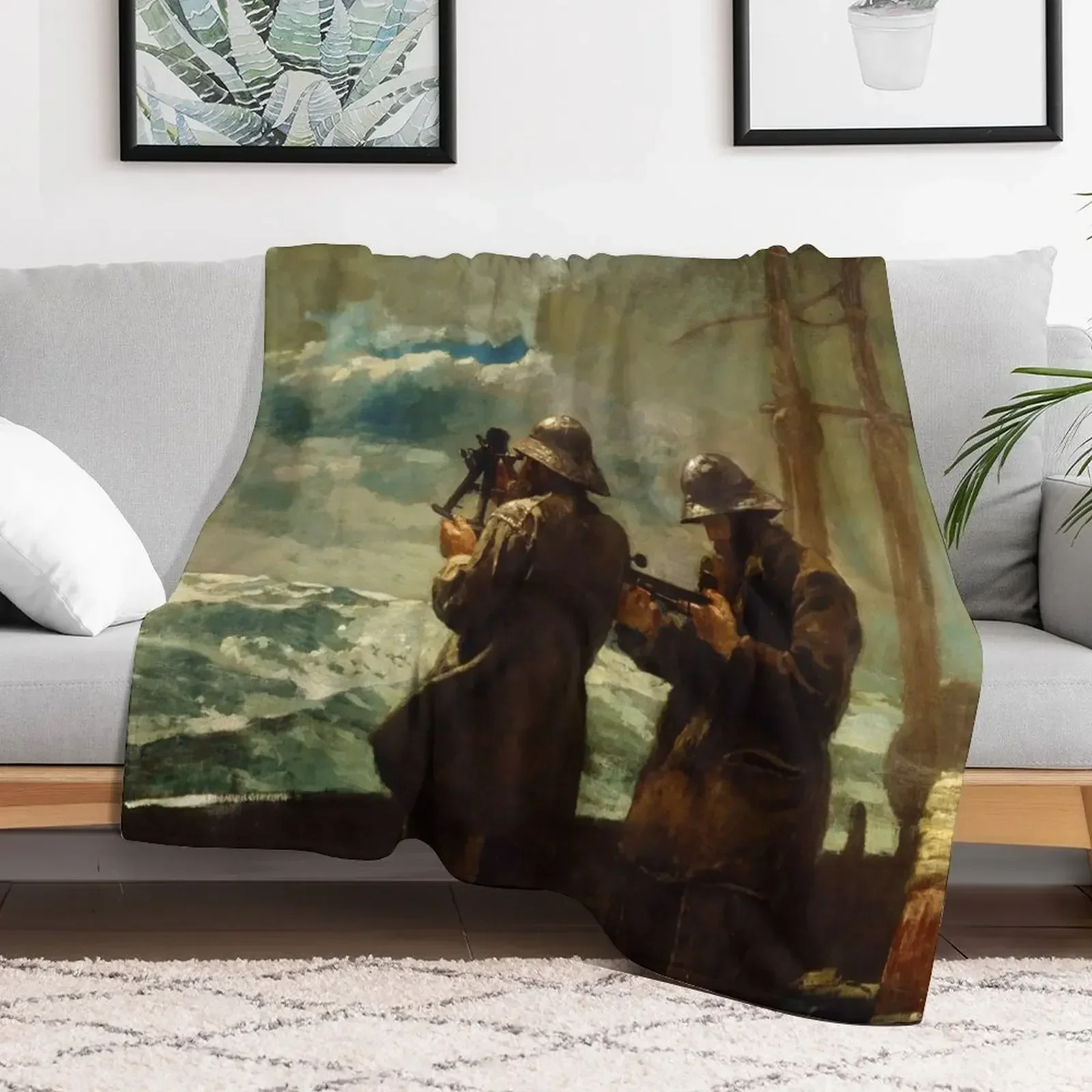

Eight Bells by Winslow Homer (1886) Throw Blanket halloween For Decorative Sofa Bed Blankets
