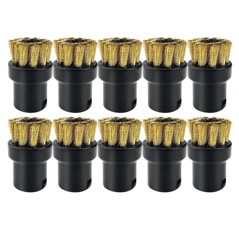 

10 шт., медные круглые щетки для Karcher SC1 SC2 SC3 SC4 SC5 SC7 CTK10
