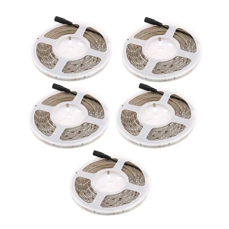 

AT53 5X 20W Светодиодная УФ-лампа Ультрафиолетовая Гибкая Фиолетовая 16.5FT Blacklight 5M 300Leds