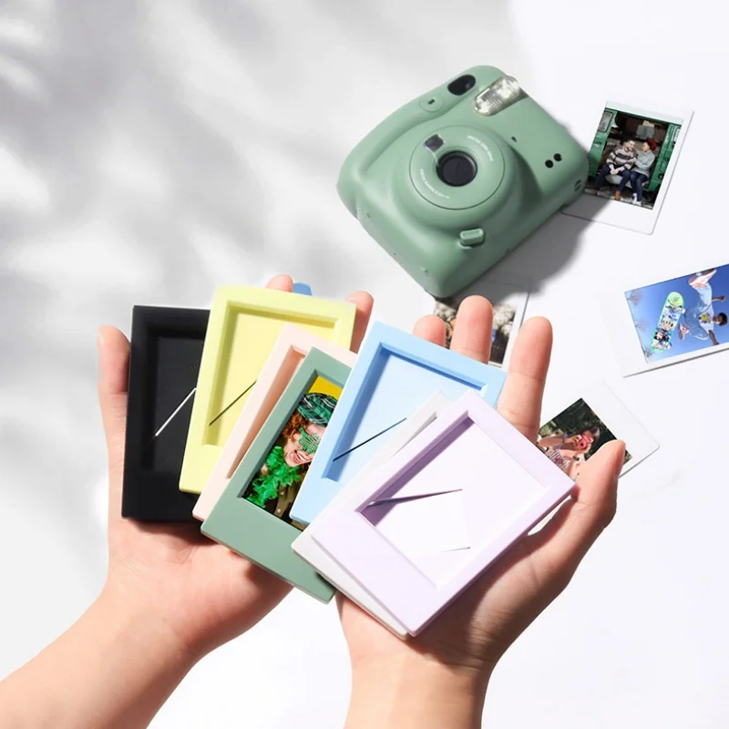 3-Inch Mini Color Frame, Portable Digital Picture Frame, Universal Instant Camera Accessory, Kitchen Home Decor Memory Gifts