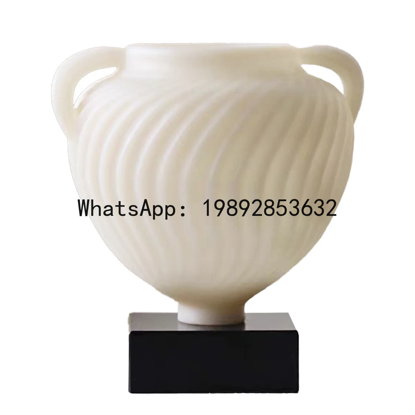 XL White Flower Pot High Aesthetic Living Room Homestay Versatile Artistic High-End Home Decor