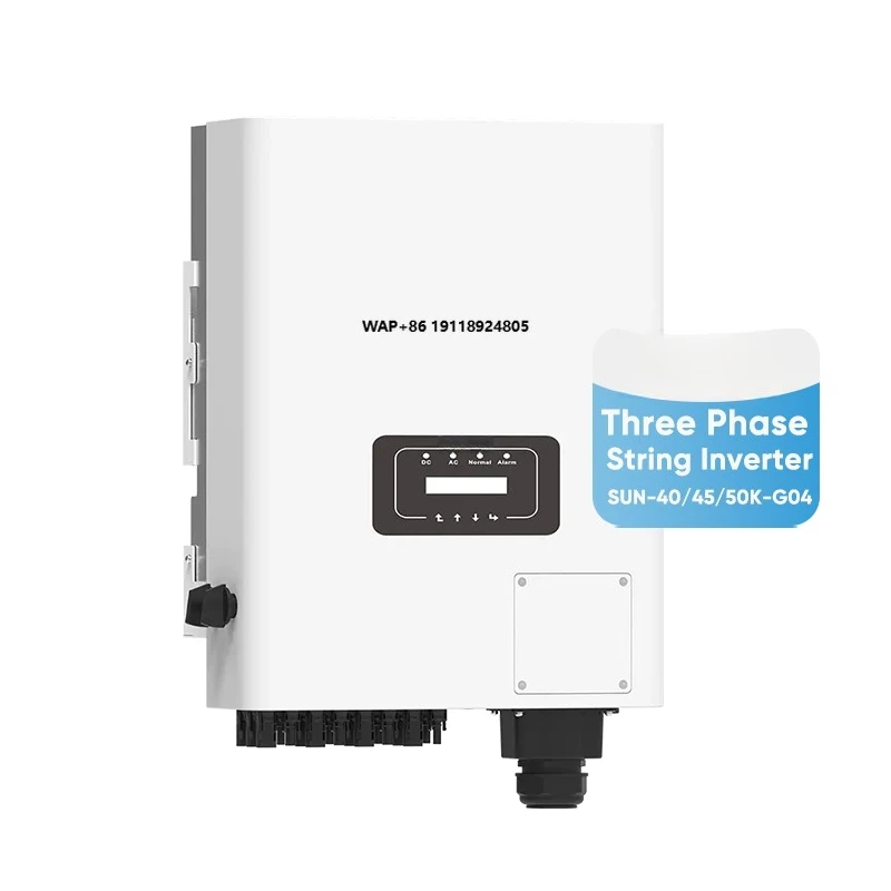 40kw 45kw 50kw Sun-40/45/50k-g04 4 Zero Export Invertor Price 40kva 45kva 50kva on Grid Tie String Solar Pv Inverter