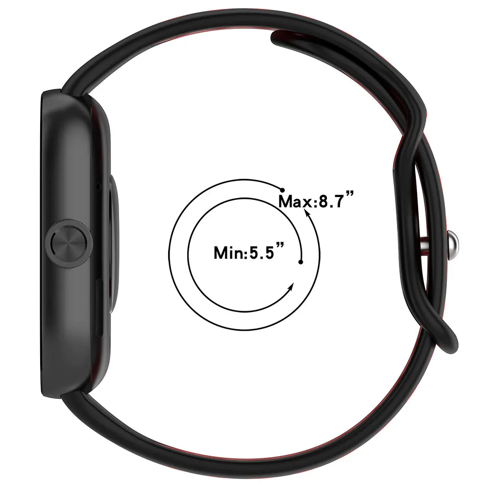 Silicone Band For Xiaomi Redmi Watch 4 Smart Watch Strap Replacement Watchband Bracelet Redmi Watch4 Sport Wristband Belt