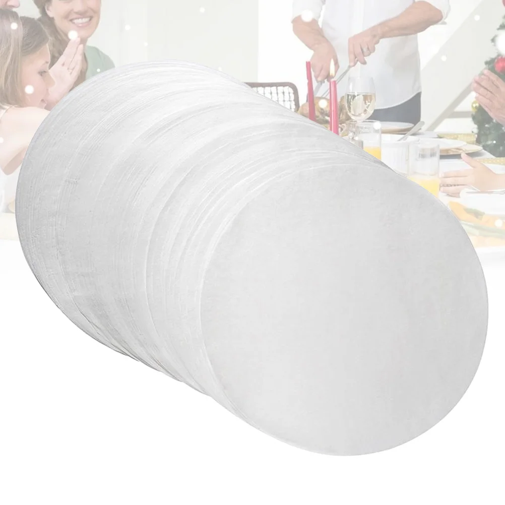 

50 Pcs Bake BBQ Paper Non Stick Stencil Non-stick Patty White Barbecue Supplies