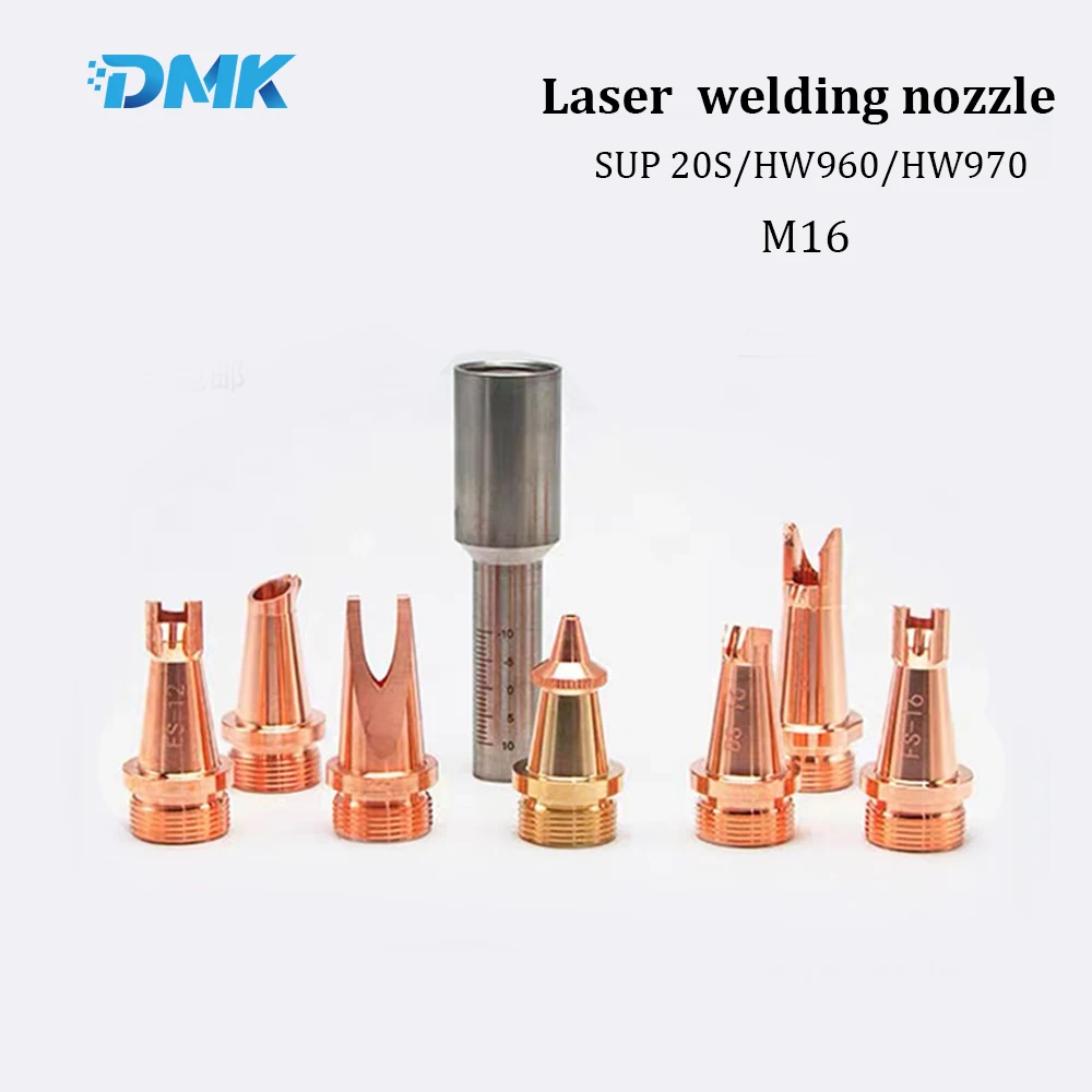 

M16 CQWY Laser Welding Nozzle Graduated tube Copper Welding torch Nozzles For SUP Laser Hand-held Welding Head