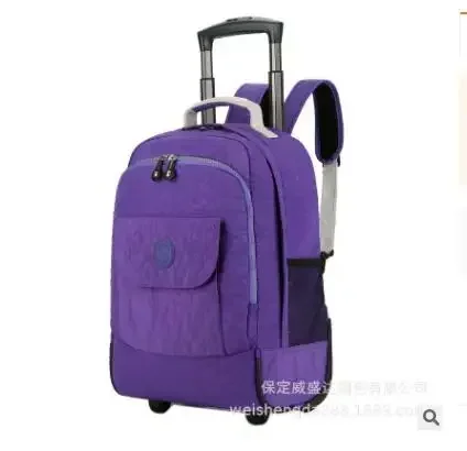 18 Inch Wheeled Backpacks for Laptop Waterproof Travel Trolley Backpack Large Capacity Men Trolley Bags Luggage Carry-on Bags 가방