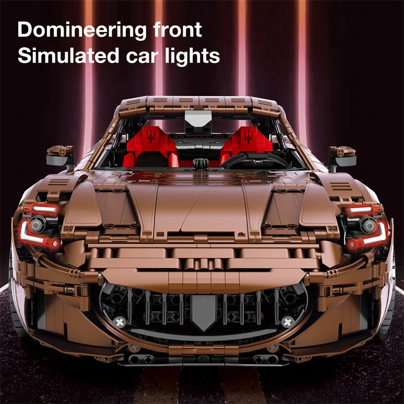 New 11009 5480pcs MOC Technical RC Sports Car GranTurismo Building Blocks Bricks Model Assembling Toys for Boys Birthday Gift