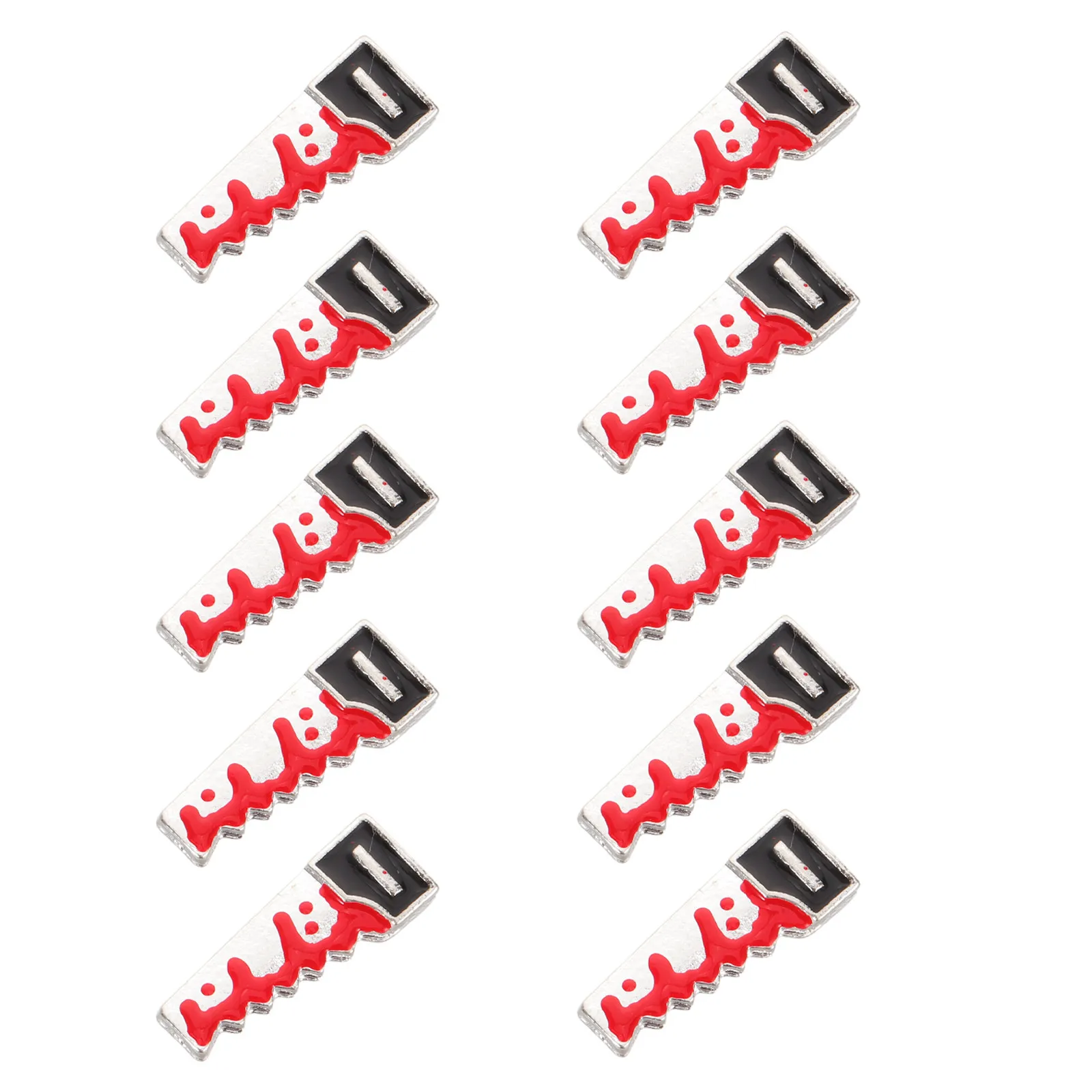 10Pcs Halloween Nail Charms Alloy Durable 3D Nail Art Decorations DIY Manicure Jewelry Accessories