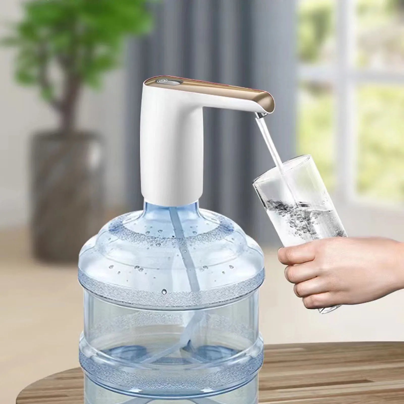 

Насос для бутылки с водой, зарядка через USB, автоматический диспенсер для питьевой воды, универсальный насос для дома, кухни, офиса