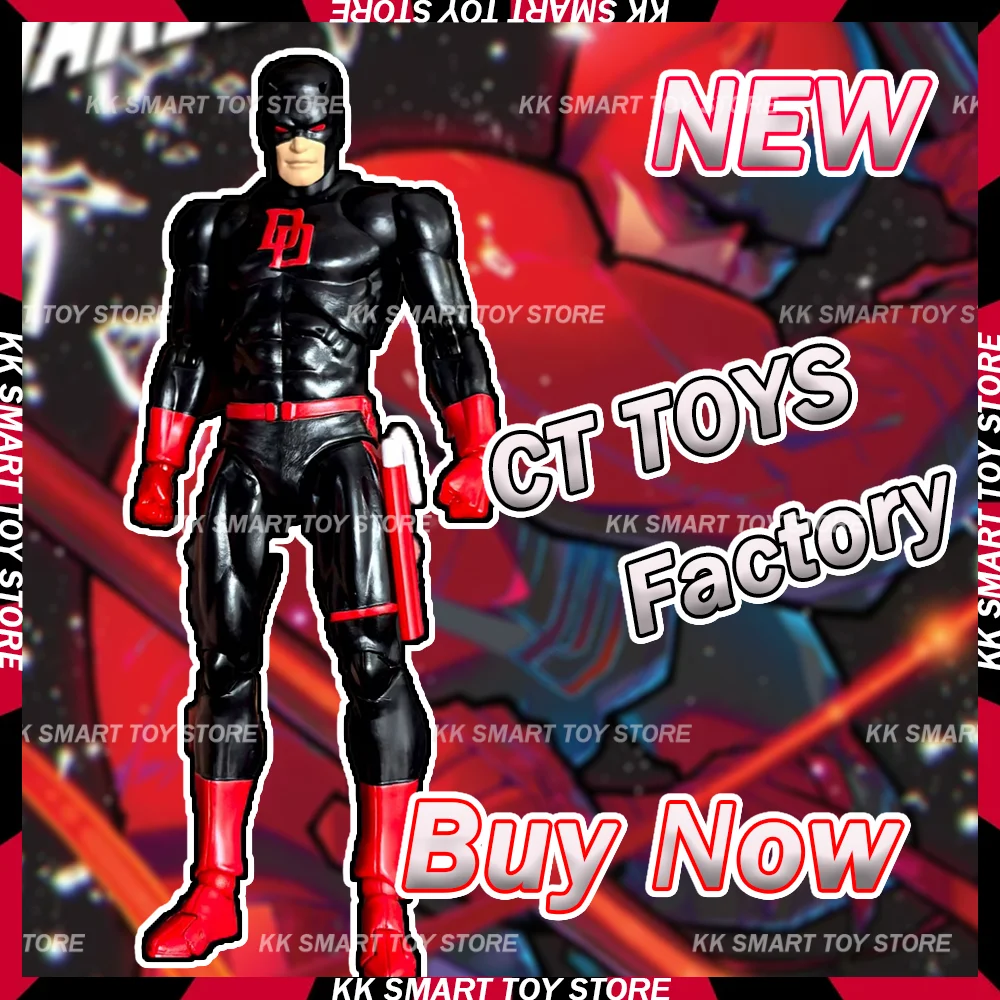

New Ct Toys Daredevil Black Red Figure Shf Mafex 223 Comic Version Anime Action Figure Figurine Statue Model Kid Toys Gifts
