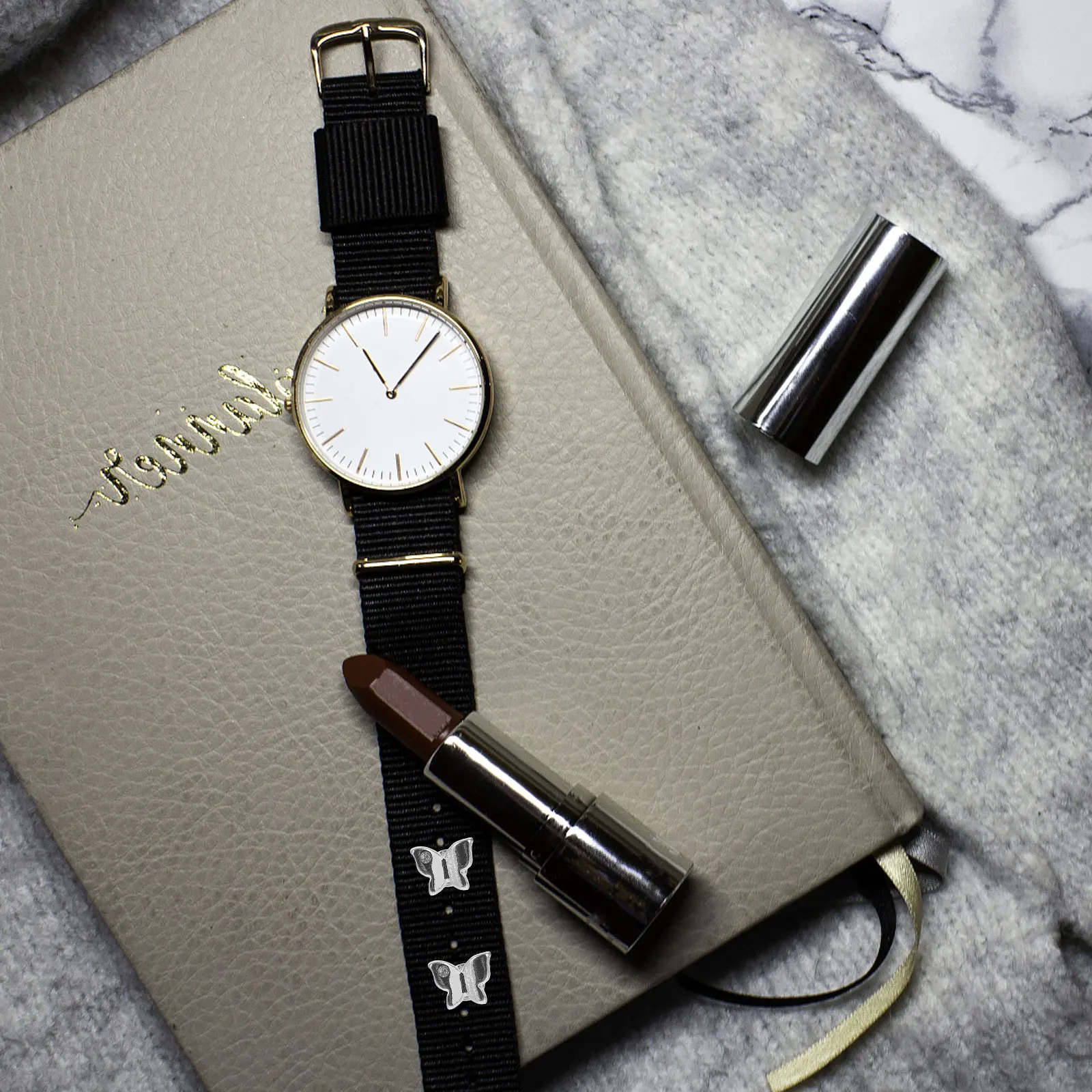 

10Pcs Watch Strap Decorative Charms Elegant Patterned Metal Loops Fit Most Bands DIY Customization Chic Fashion Upgrade