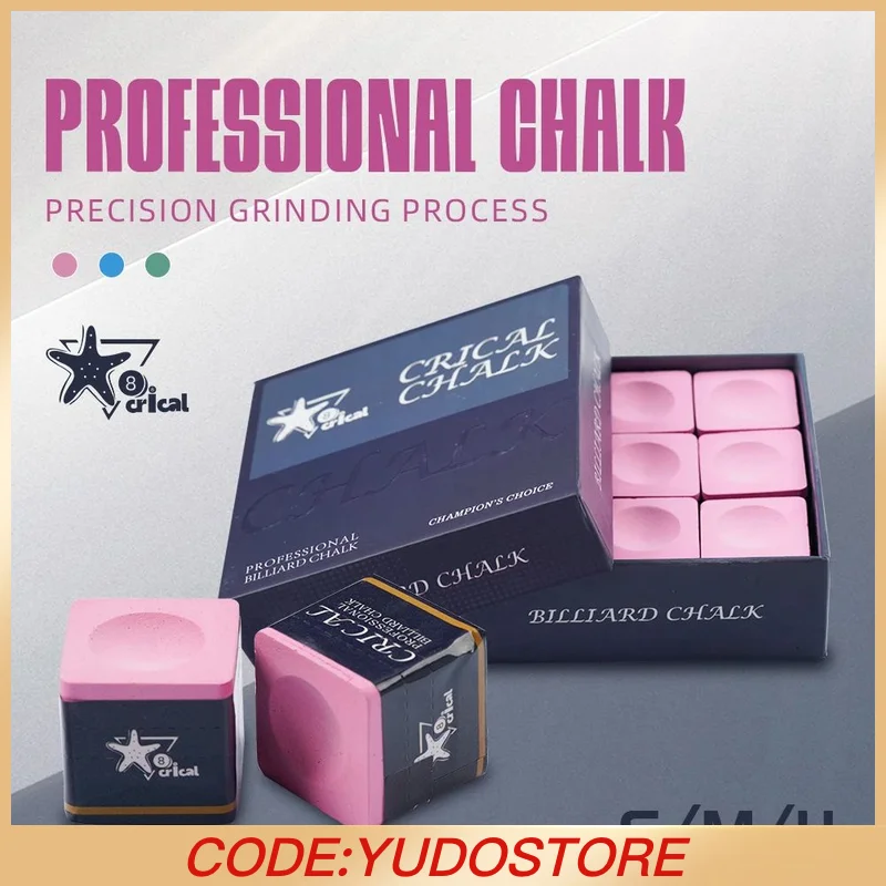 الطباشير البلياردو الكريكالي مع 9 قطع S/M/H أزرق/أخضر/وردي لحمام السباحة والكرام والسنوكر وإكسسوارات البلياردو #1