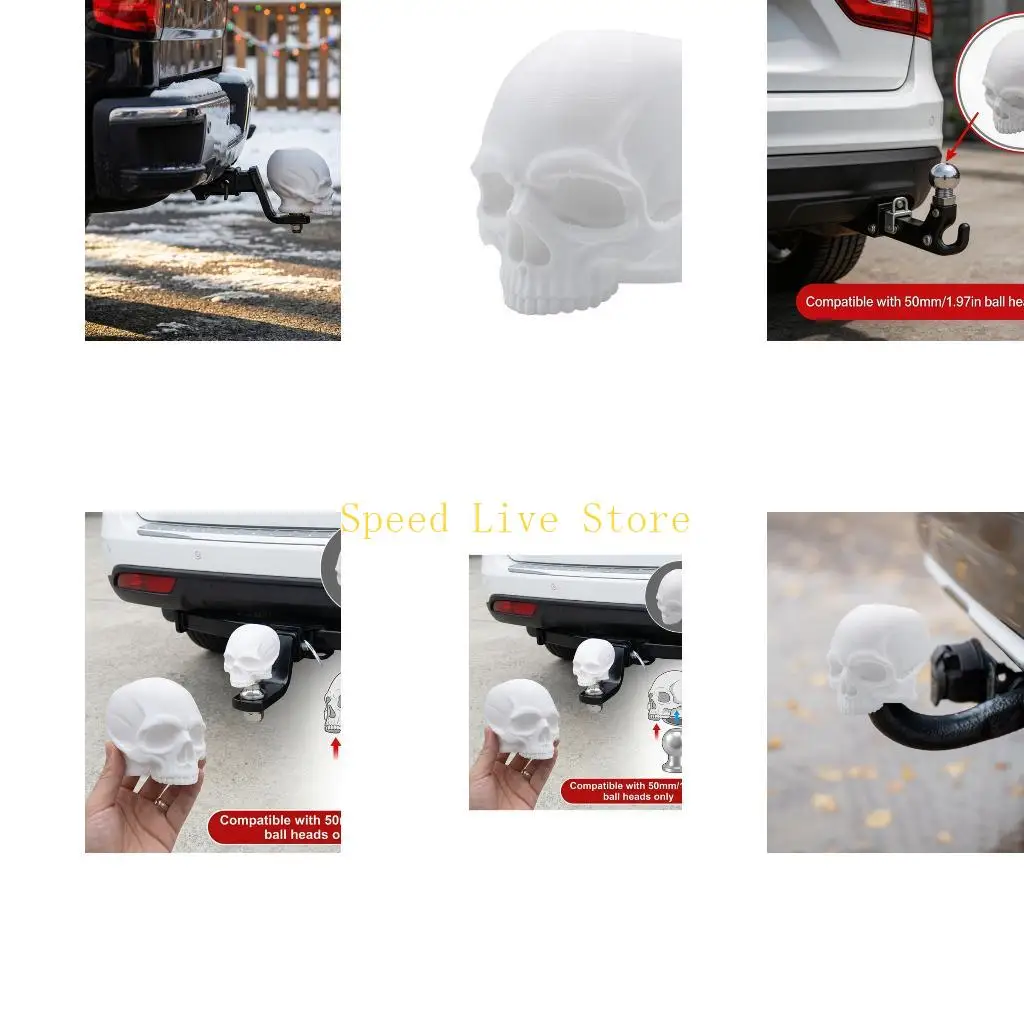 547C Caravans Hitch Cover Tow Hitch Cover Waterproof Dustproof Trailer Tow Ball Coupling Lock Cover For 50mm Balls