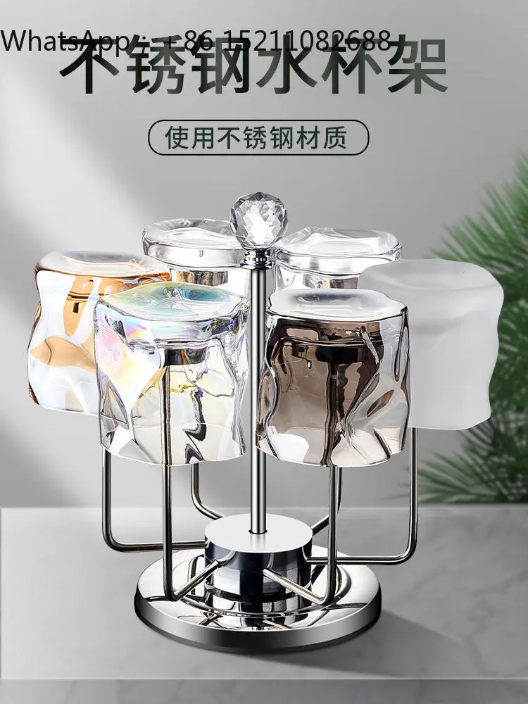 LLY Home Premium Sense Living Room Hospitality Drinking Cup Home Light Luxury Beer Cup Holder Set Tea Cup