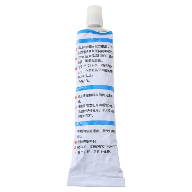 2024 New Silicone Grease Tube Silicone Sealant Translucent Waterproof Rust Moisture Proof