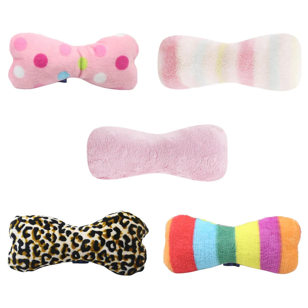 5Pcs Sound Playthings Cute Pet Dogs Random Colors Squeaky Helps Relieve Puppy Anxiety Boredom Pet Sound Toys