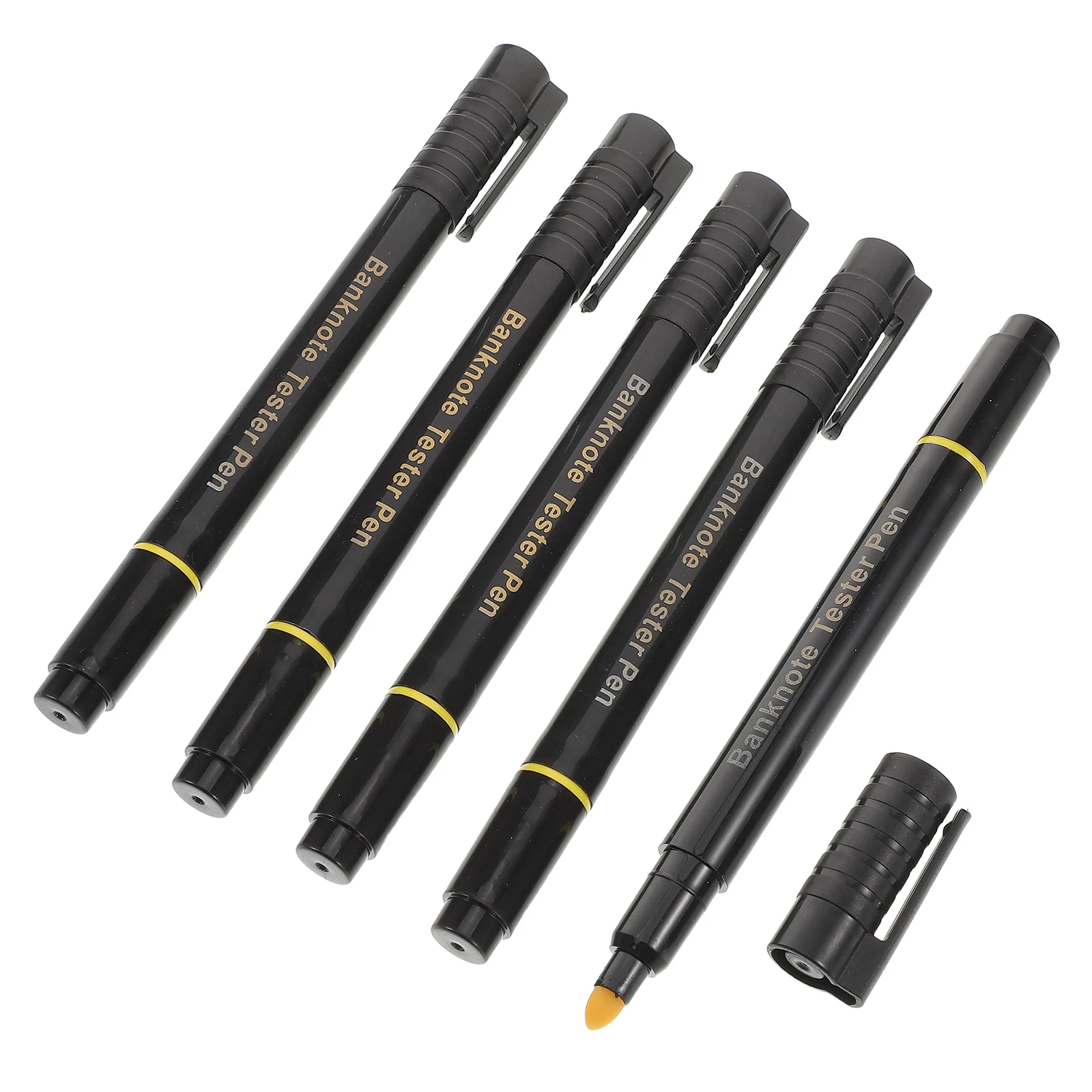 

5 Pcs Money Checker Set Banknote Pen Counterfeit Bill Marker Pens Reader Pencil