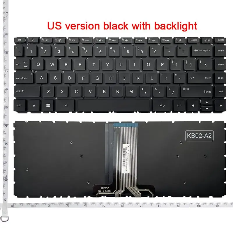 US laptop keyboard for HP Pavilion 14-BA/BS/BP 240 246 245 G6 340 348 G7 TPN-W125 C131 Q186 Q187 Q188 Q189 I135 I130 W190 14-BW