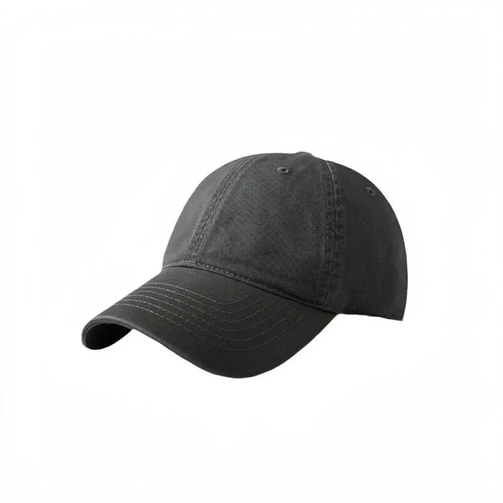 Casquette de baseball décontractée, unisexe, en coton, avec une calotte souple, réglable, protège du soleil, à visière incurvée, style minimaliste, idéale pour un look urbain.