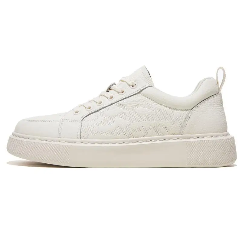 

2025Summer Breathable Comfortable Lightweight High Quality First Layer Cowhide Casual Sneakers White Shoes for Men38-44