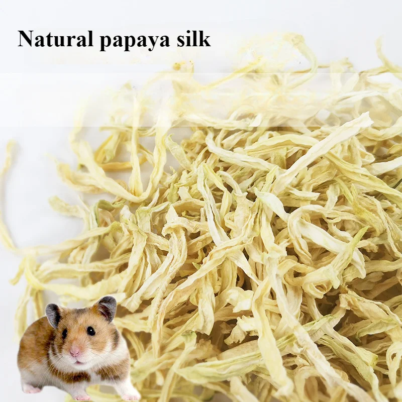 Pet snack papaya silk conditioning stomach to help defecate rabbit seed wood melon dried Chinchillas guinea pig hamster snack