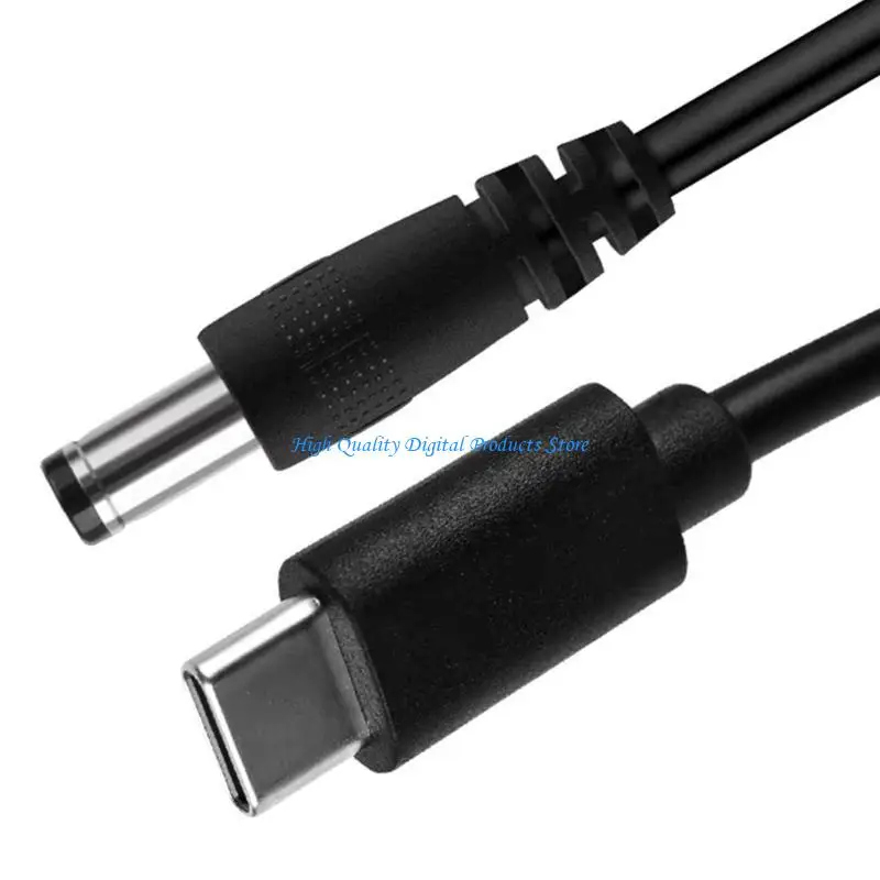 U2JE USB C a DC5.5X2.1mm alimentação 12V para adaptador carregamento PD para laptop