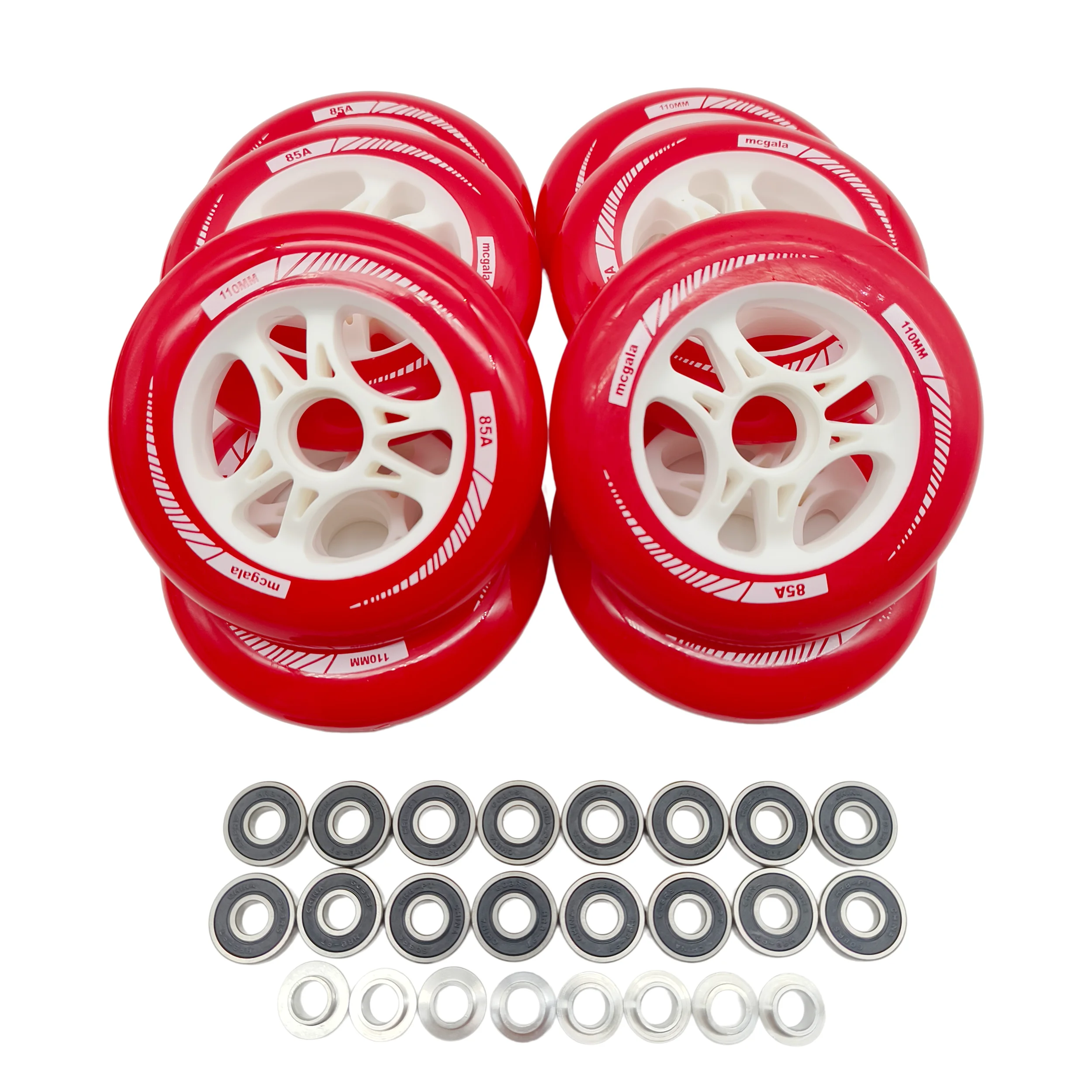speed-skate-wheel-90mm-100mm-110mm-thickness-24mm-with-bearing-85a-8pcs-lot