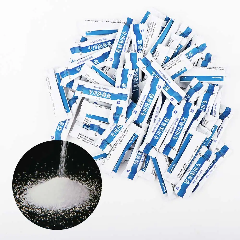 30PCS/Bag Nasal Wash Salt Rinse Mix Allergic Rhinitis Relief Nose Cavity Protector Irrigation for 2.7g 4.5g Adults Nose Cleaner