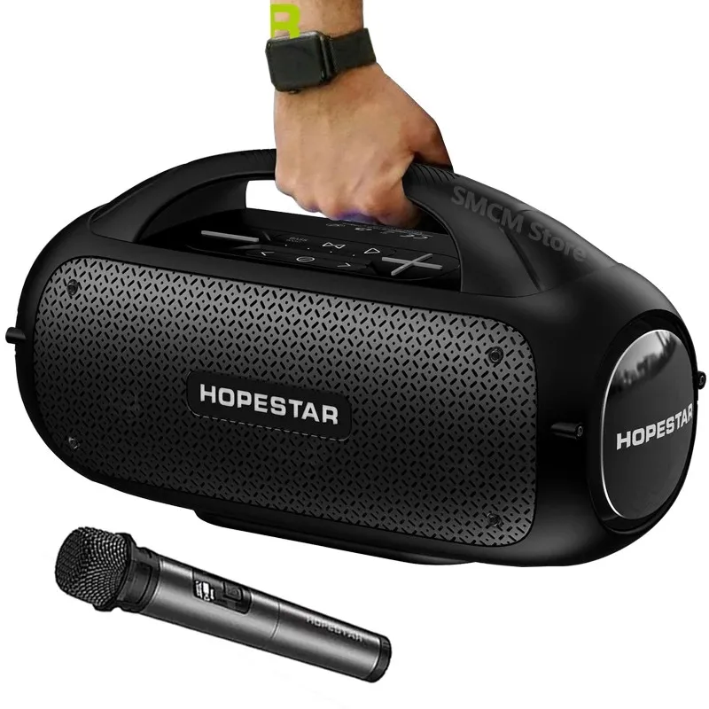 High Quality Big Power Bass Box Portable Outdoor Waterproof Blu Tooth Speaker With Microphone A50