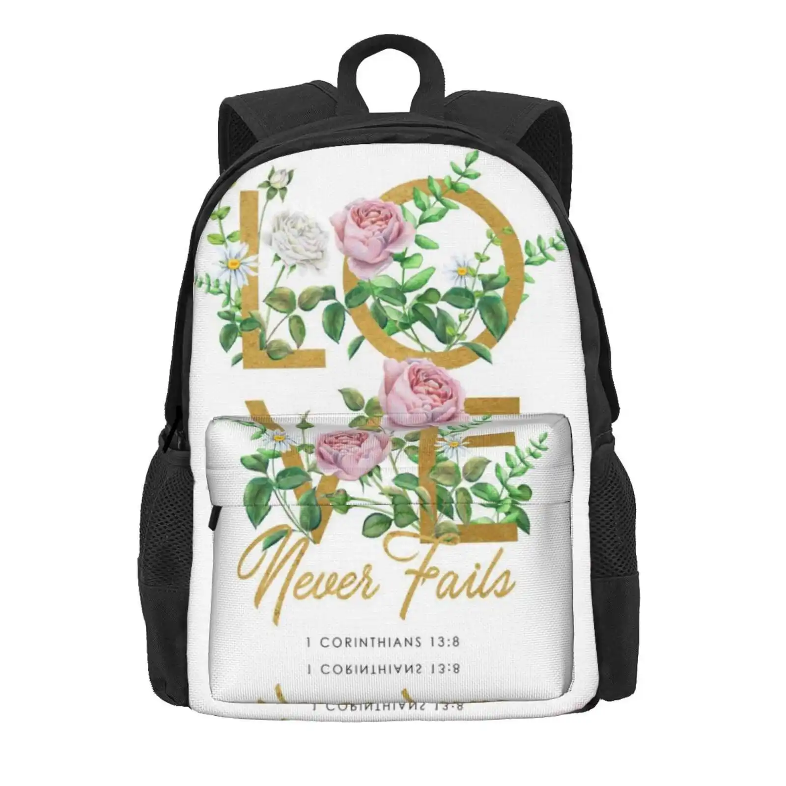 Love Never Fails Hot Sale Schoolbag Backpack Fashion Bags Love Never Fails Jw Arts And Crafts Jenielson Design Jw Ideas For