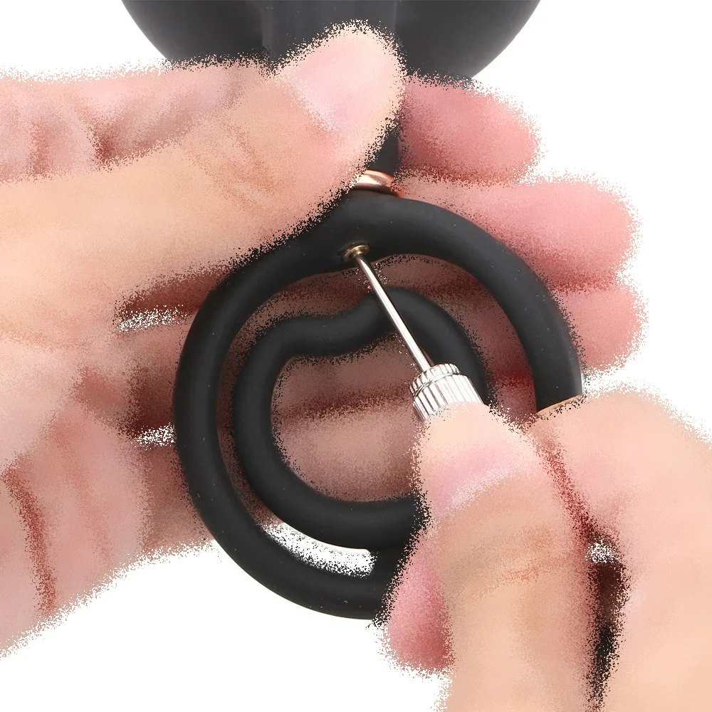 Inflatable Anal Butt Plug Removable Anus Dilator Expander Dildo for Unisex Gay Sex Game Prostate Massager