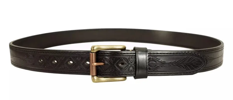 Herren-Jeansgürtel aus echtem Leder, lässig für jeden Tag, handgefertigt, 1,37 Zoll, geschnitzter amerikanischer Mode-Retro-Ledergürtel mit Geschenkbox – Detail 27