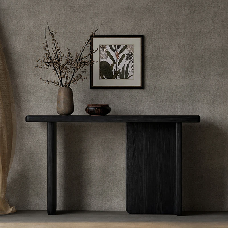 

Italian Vintage Console Table Premium Elegant Smooth Trendy Console Table Minimalist Against The Wall Mesa Furniture Living Room