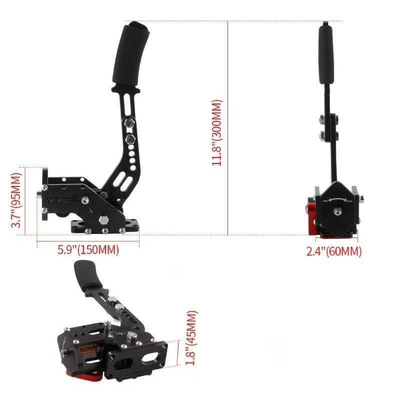 Suitable for game handbrake work in progress without chip DIY modified aluminum alloy game handbrake accessories main body