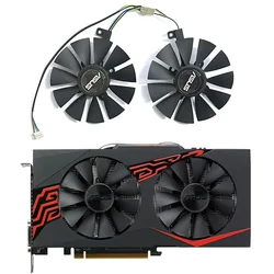 FDC10U12S9-C T129215BU 4PIN 88MM RX580 RX570 GPU Cooler for Arez Asus Radeon RX 470 570 580 Expedition OC Graphics Cooling Fan
