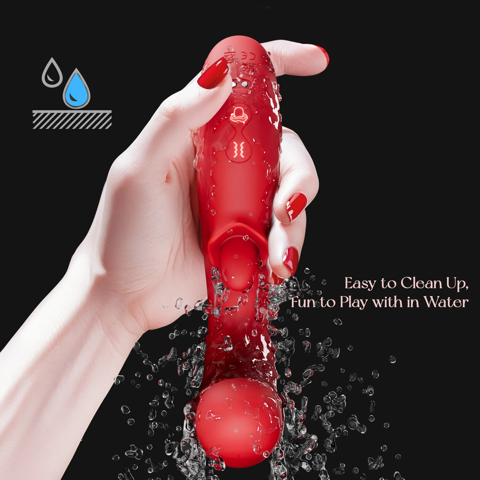 2 in 1 Clitoral Vibrators for Wome 360 Rotation Tongue Thrusting Massager Female Dildo Vagina Masturbator Adult Sex Toys 18