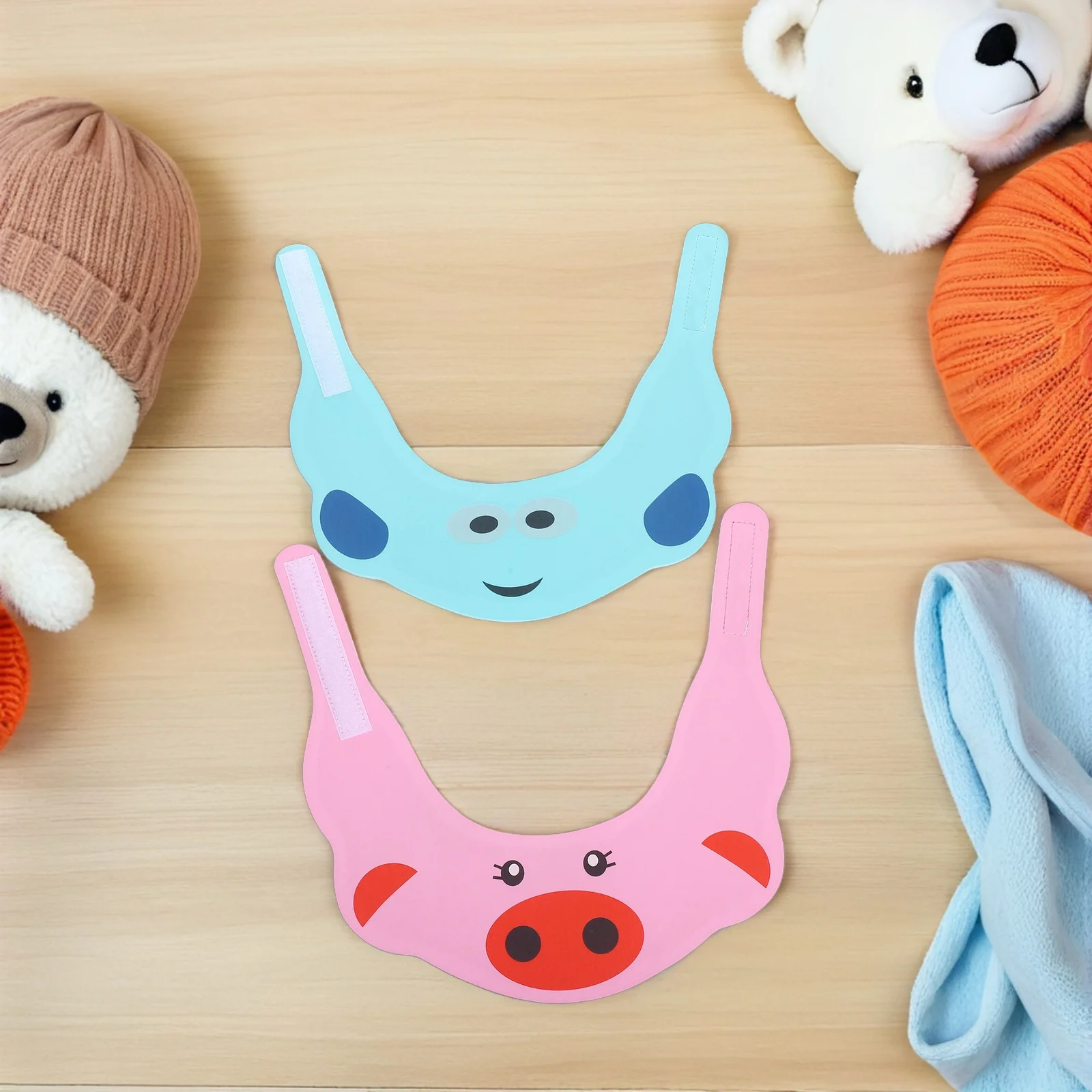 

2Pcs Adjustable Baby Bath Shower Cap Kids Hair Washing Visor Toddler Shampoo Hat Shower Shield Hair Washing Hat for Toddlers