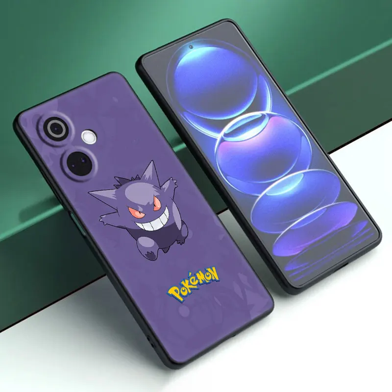 الكرتون P-البوكيمون الكرتون غطاء أسود جراب هاتف ل OnePlus Nord CE3 لايت 3 12 11 2T N30 CE2 N300 N200 10 9RT ACE 2V Pro 5G