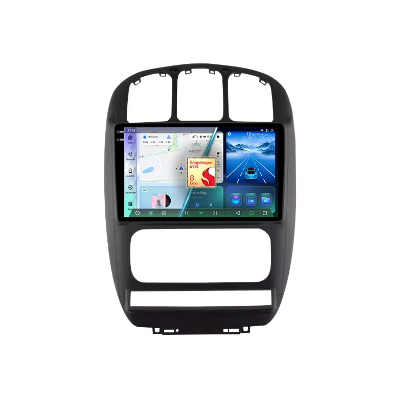 Android 16 wifi + 4G Carplay Autoradio Voor Dodge Caravan 4 Voor Chrysler Grand Voyager RS 2000-2012 navigatie GPS Stereo Multimedia - afbeelding 2