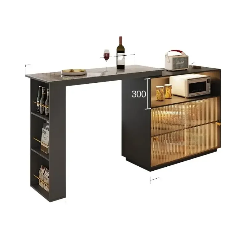 Coffee Extendable Bar Tables Dining Room Cocktail Modern Long Bar Tables High Kitchen Keuken Tafeljes Home Furniture YY50BT