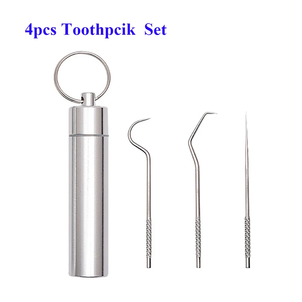 Austauschbare Zahnseide Edelstahl Y Form Zahnseide Halter Wiederverwendbare Zahnstocher Tragbare Hilo Zahnseide Dental Zähne Sticks – Detail 18