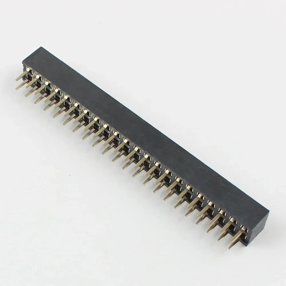 50pcs 2mm 2.0mm Pitch 2x22 44 Pin Female Double Row Straight Pin Header Strip Socket Connector 44P